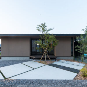 長崎県で建てる注文住宅の平屋casa piatto 外観
