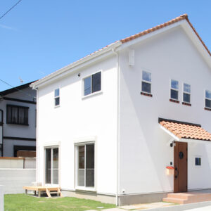 長崎県長与町建築の注文住宅、casa carina の外観