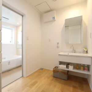 長崎県島原市で建築の新築住宅の洗面所施工例