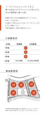 大村市玖島2丁目分譲地