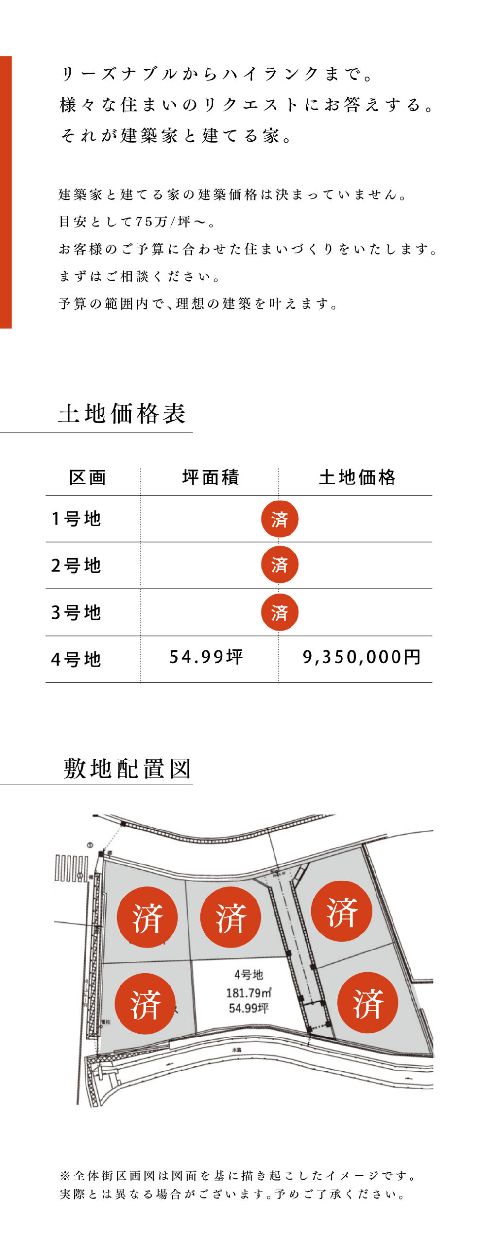 大村市玖島2丁目分譲地