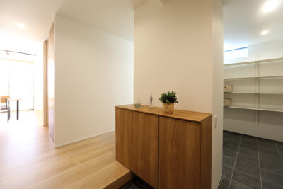 studio casa 星野建設　28坪の平屋玄関