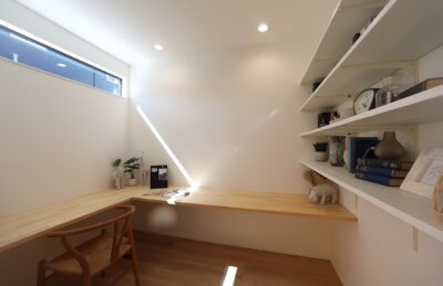 studio casa 星野建設　28坪の平屋　書斎